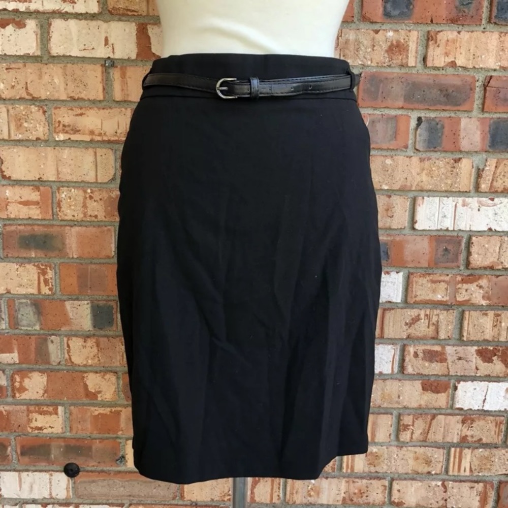 3 Hearts Black Pencil Skirt